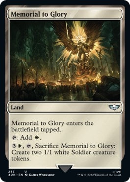 Image for Memorial to Glory (Surge Foil) (283) [Universes Beyond: Warhammer 40,000]
