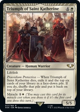Image for Triumph of Saint Katherine (17) [Universes Beyond: Warhammer 40,000]