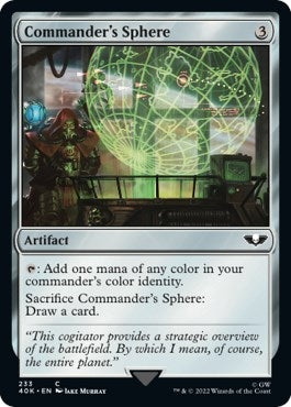 Image for Commander's Sphere (233) (Surge Foil) (233) [Universes Beyond: Warhammer 40,000]