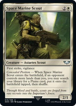 Image for Space Marine Scout (Surge Foil) (15) [Universes Beyond: Warhammer 40,000]