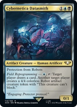Image for Cybernetica Datasmith (Surge Foil) (114) [Universes Beyond: Warhammer 40,000]