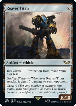 Image for Reaver Titan (Surge Foil) (163) [Universes Beyond: Warhammer 40,000]