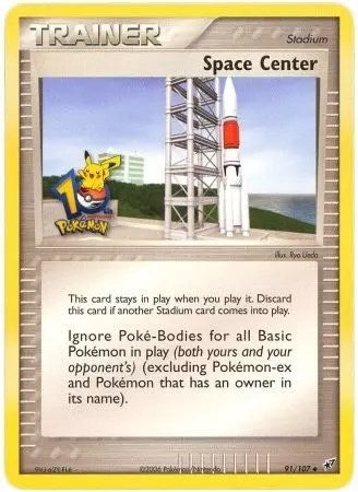 Image for Space Center - 91/107 (10th Anniversary) (091/107) - Pokemon