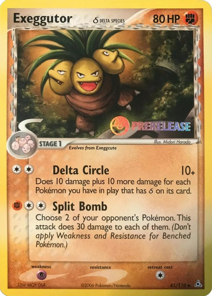 Image for Exeggutor (Delta Species) (41/110) [Nintendo Promos]