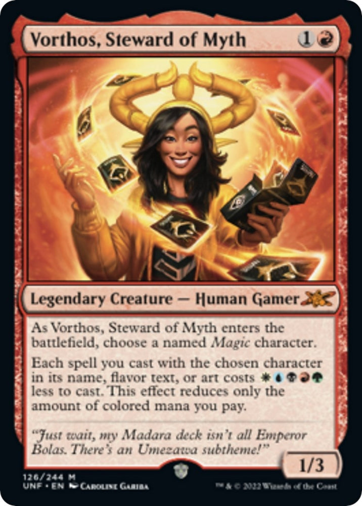 Image for Vorthos, Steward of Myth (126) [Unfinity]