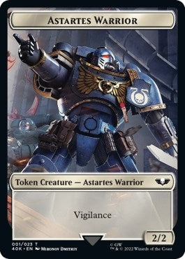Image for Astartes Warrior (001) // Cherubael Double-sided Token [Universes Beyond: Warhammer 40,000]