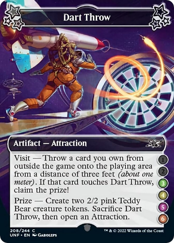 Image for Dart Throw (3-4-5-6) (208) [Unfinity]