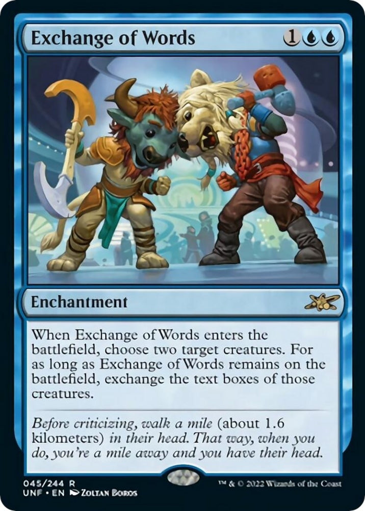 Image for Exchange of Words (45) [Unfinity]