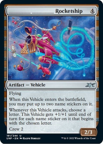 Image for _______ _______ Rocketship (191) [Unfinity]