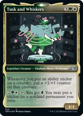 Image for Tusk and Whiskers (Showcase) (Galaxy Foil) (524) [Unfinity]