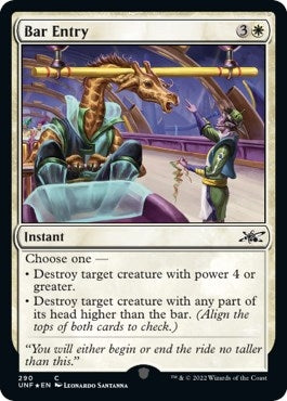 Image for Bar Entry (Galaxy Foil) (290) [Unfinity]
