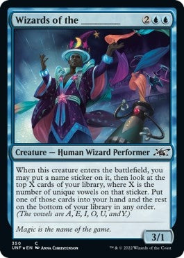 Image for Wizards of the _______ (Galaxy Foil) (350) [Unfinity]