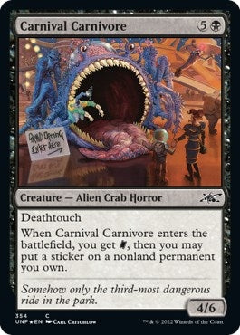Image for Carnival Carnivore (Galaxy Foil) (354) [Unfinity]