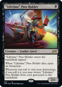 Image for "Lifetime" Pass Holder (Galaxy Foil) (365) [Unfinity]