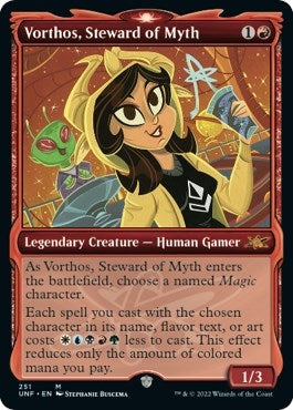 Image for Vorthos, Steward of Myth (Showcase) (251) [Unfinity]