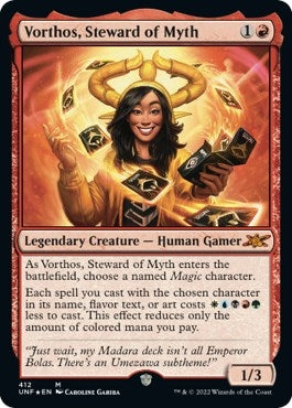 Image for Vorthos, Steward of Myth (Galaxy Foil) (412) [Unfinity]