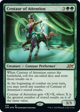 Image for Centaur of Attention (Galaxy Foil) (418) [Unfinity]