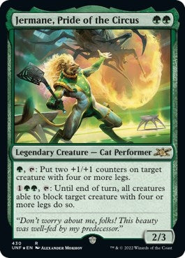 Image for Jermane, Pride of the Circus (Galaxy Foil) (430) [Unfinity]