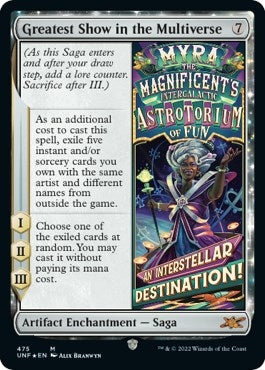 Image for Greatest Show in the Multiverse (Galaxy Foil) (475) [Unfinity]
