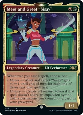 Image for Meet and Greet "Sisay" (Showcase) (Galaxy Foil) (515) [Unfinity]