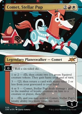 Image for Comet, Stellar Pup (Borderless) (Galaxy Foil) (526) [Unfinity]