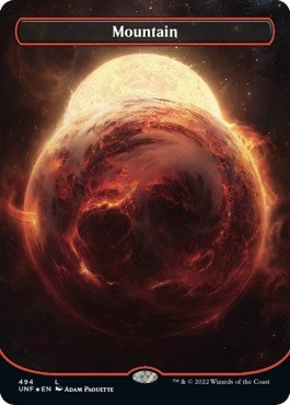 Image for Mountain (494) (Borderless) (Galaxy Foil) (494) [Unfinity]