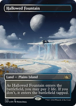 Image for Hallowed Fountain (Borderless) (Galaxy Foil) (528) [Unfinity]