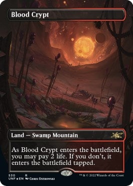 Image for Blood Crypt (Borderless) (Galaxy Foil) (530) [Unfinity]