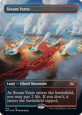 Image for Steam Vents (Borderless) (Galaxy Foil) (534) [Unfinity]