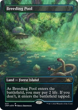 Image for Breeding Pool (Borderless) (Galaxy Foil) (537) [Unfinity]