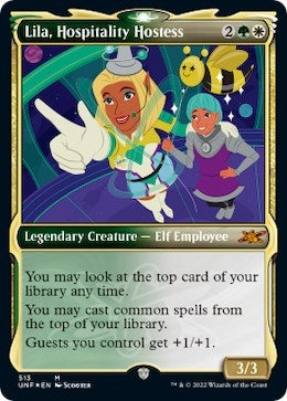 Image for Lila, Hospitality Hostess (Showcase) (Galaxy Foil) (513) [Unfinity]