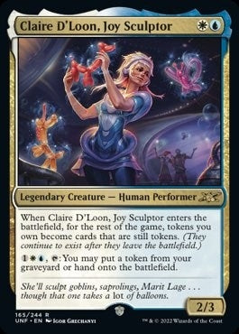 Image for Claire D'Loon, Joy Sculptor (165) [Unfinity]