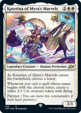 Image for Katerina of Myra's Marvels (Galaxy Foil) (302) [Unfinity]