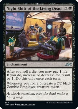 Image for Night Shift of the Living Dead (Galaxy Foil) (367) [Unfinity]