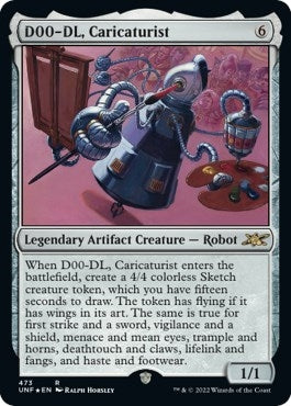 Image for D00-DL, Caricaturist (Galaxy Foil) (473) [Unfinity]