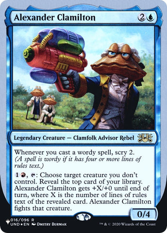 Image for Alexander Clamilton (16) [The List Reprints]