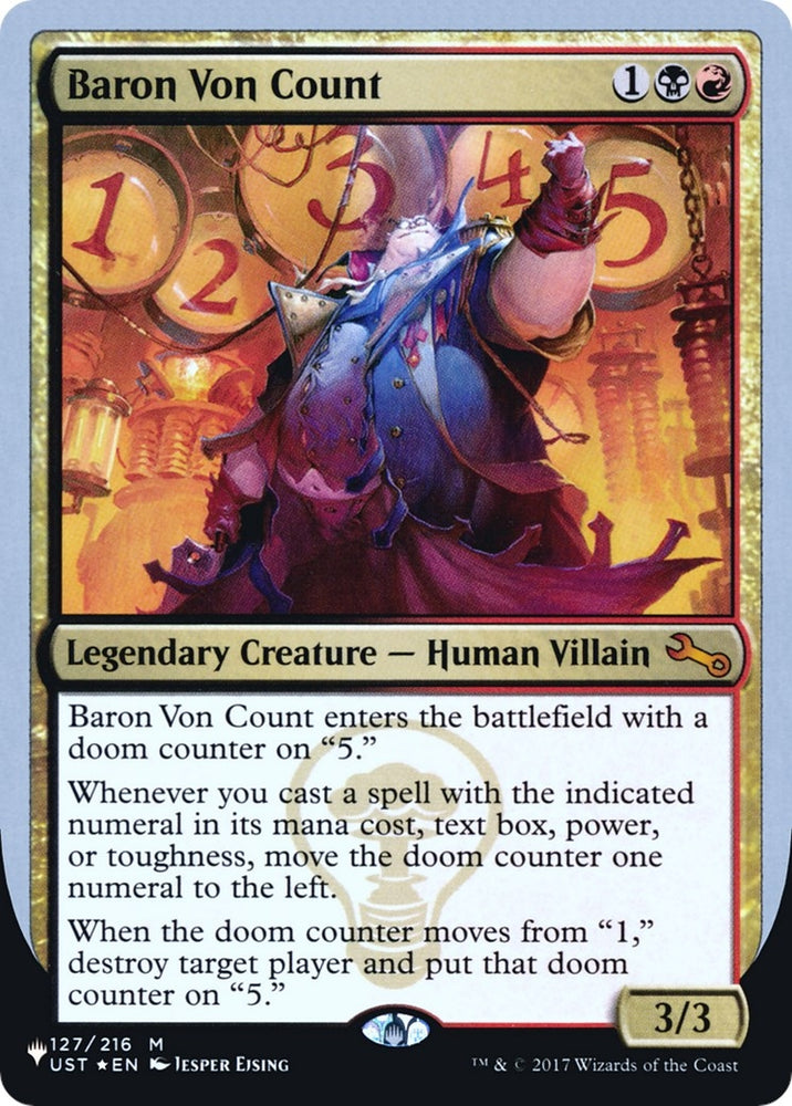Image for Baron Von Count (127) [The List Reprints]