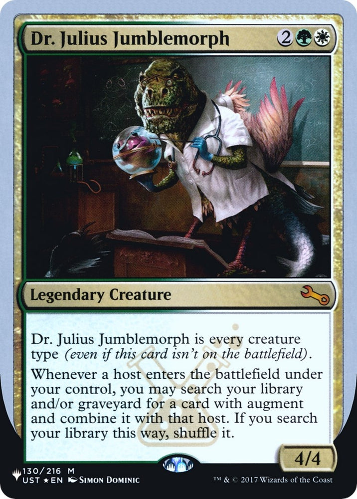 Image for Dr. Julius Jumblemorph (130) [The List Reprints]