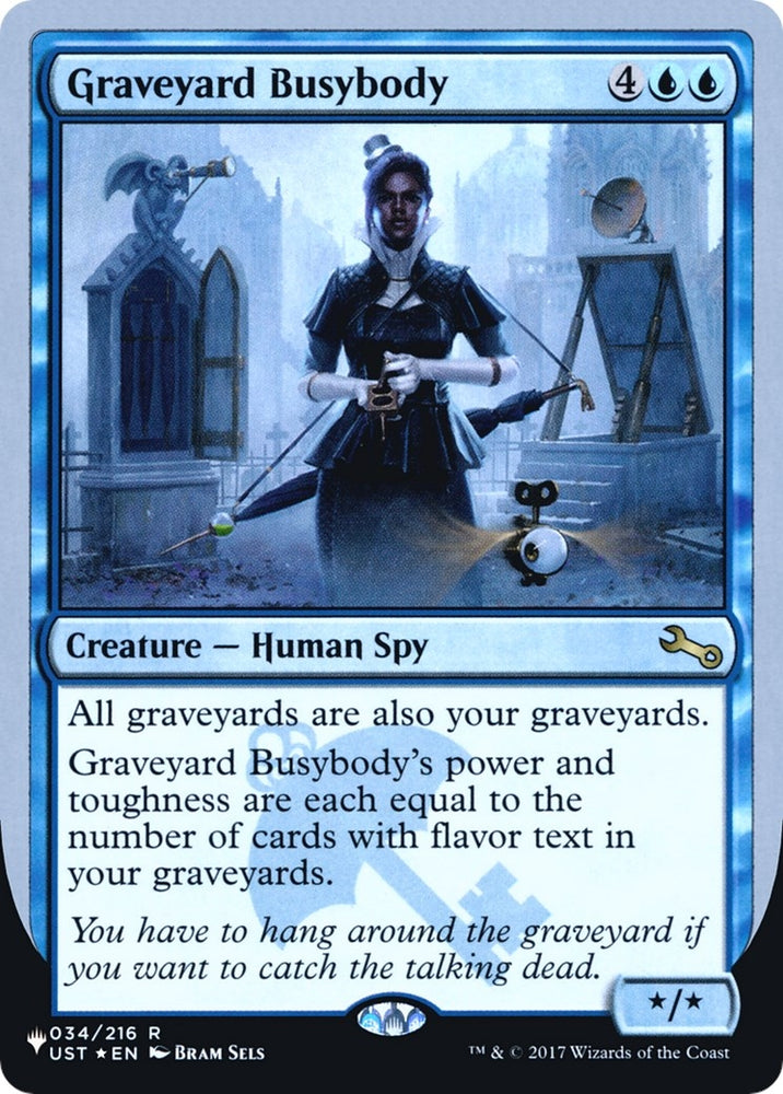 Image for Graveyard Busybody (34) [The List Reprints]