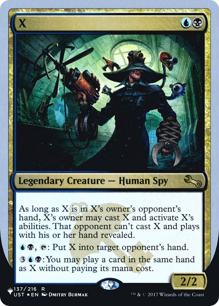Image for X (137) [The List Reprints]