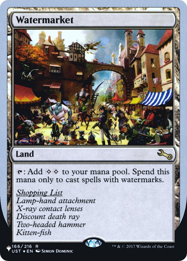 Image for Watermarket (166) [The List Reprints]