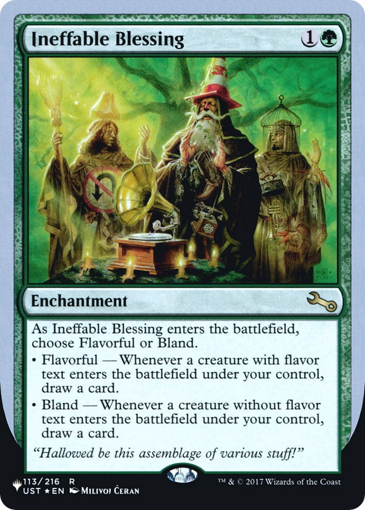 Image for Ineffable Blessing (A) (113) [The List Reprints]