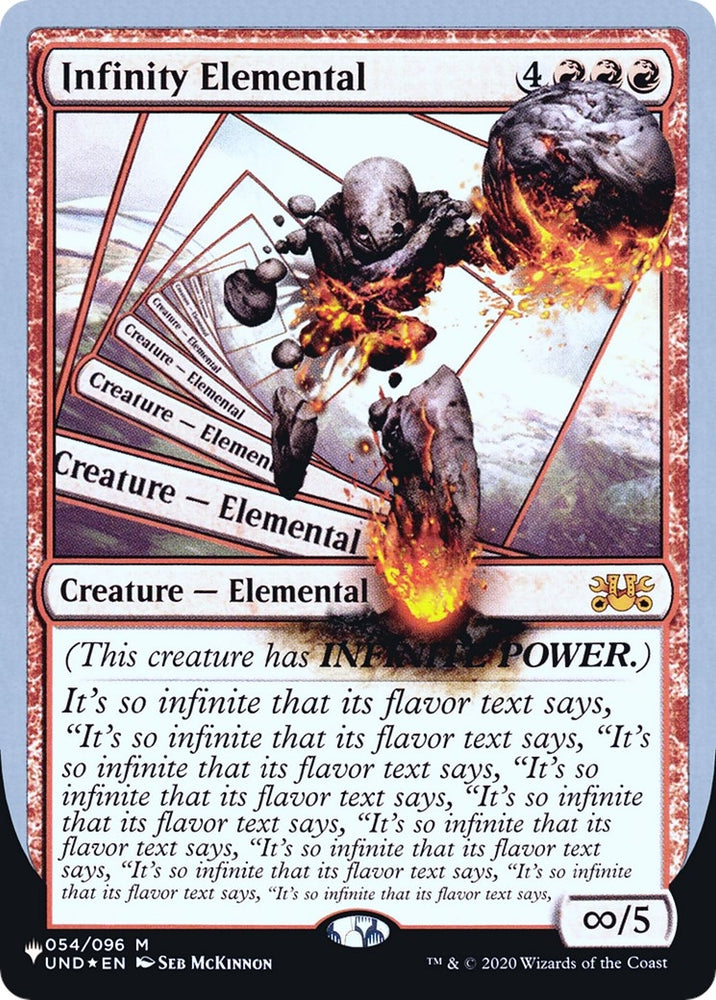 Image for Infinity Elemental (54) [The List Reprints]