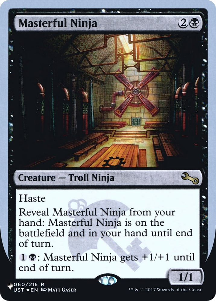Image for Masterful Ninja (60) [The List Reprints]