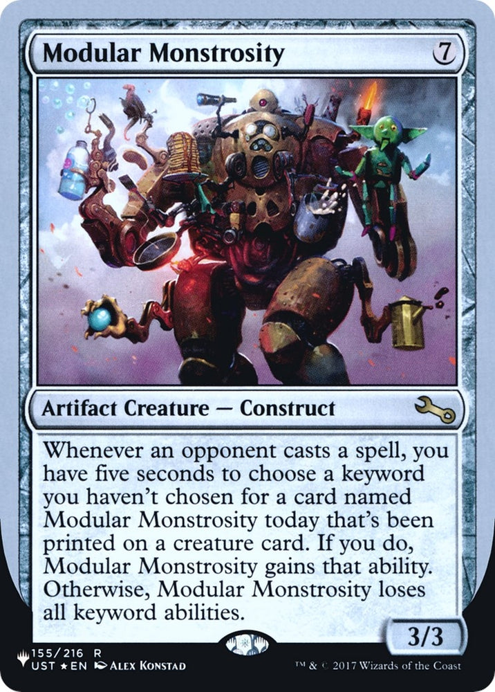 Image for Modular Monstrosity (155) [The List Reprints]