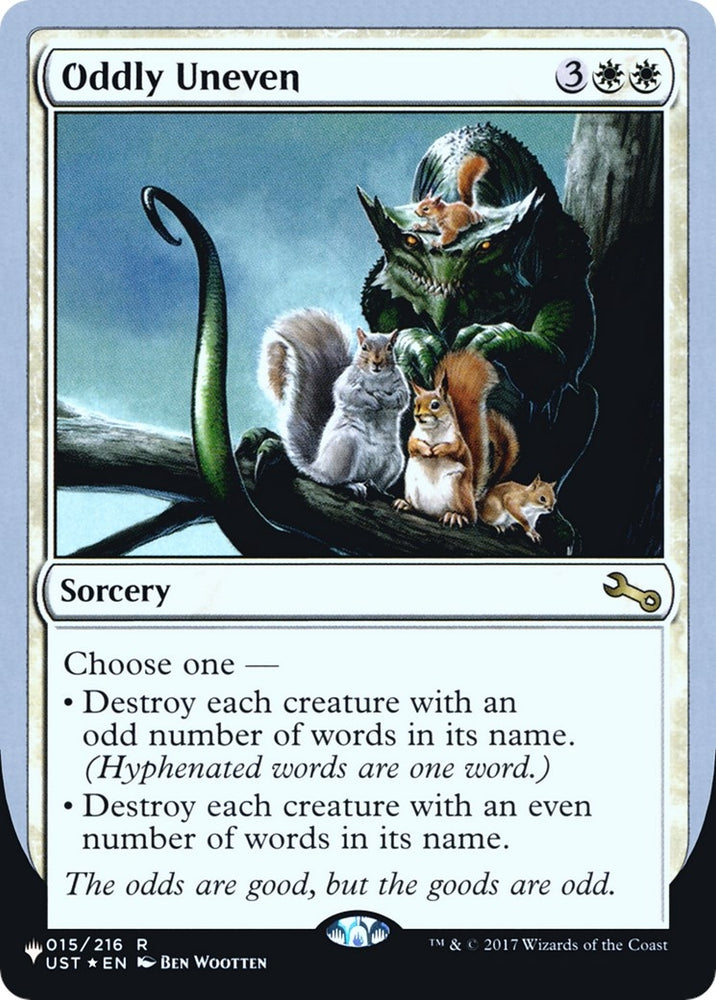 Image for Oddly Uneven (15) [The List Reprints]