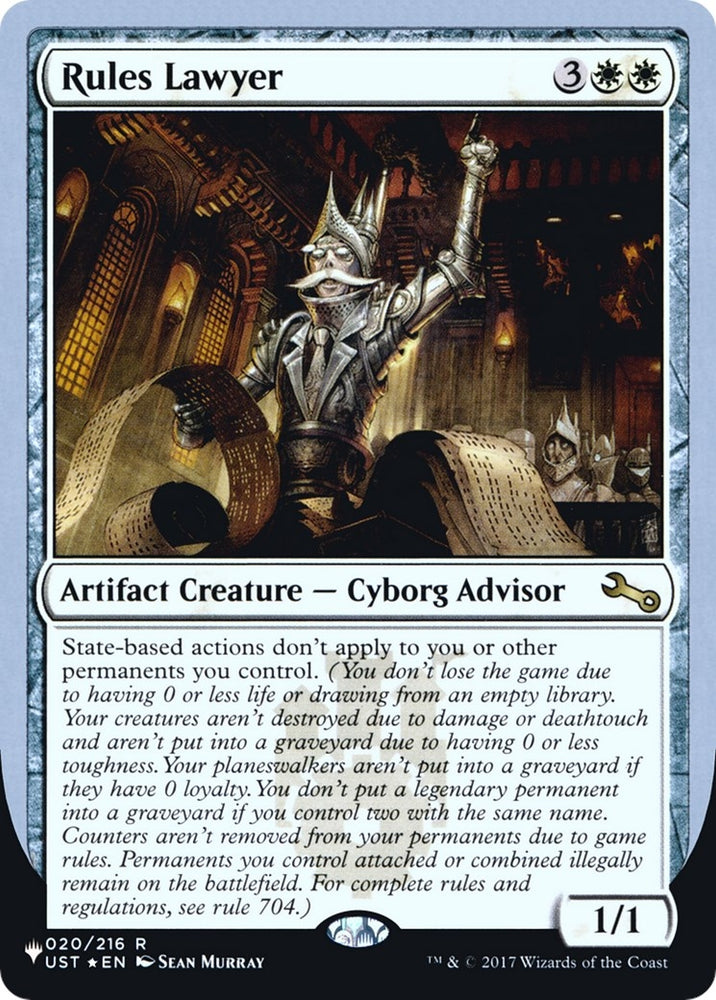 Image for Rules Lawyer (20) [The List Reprints]