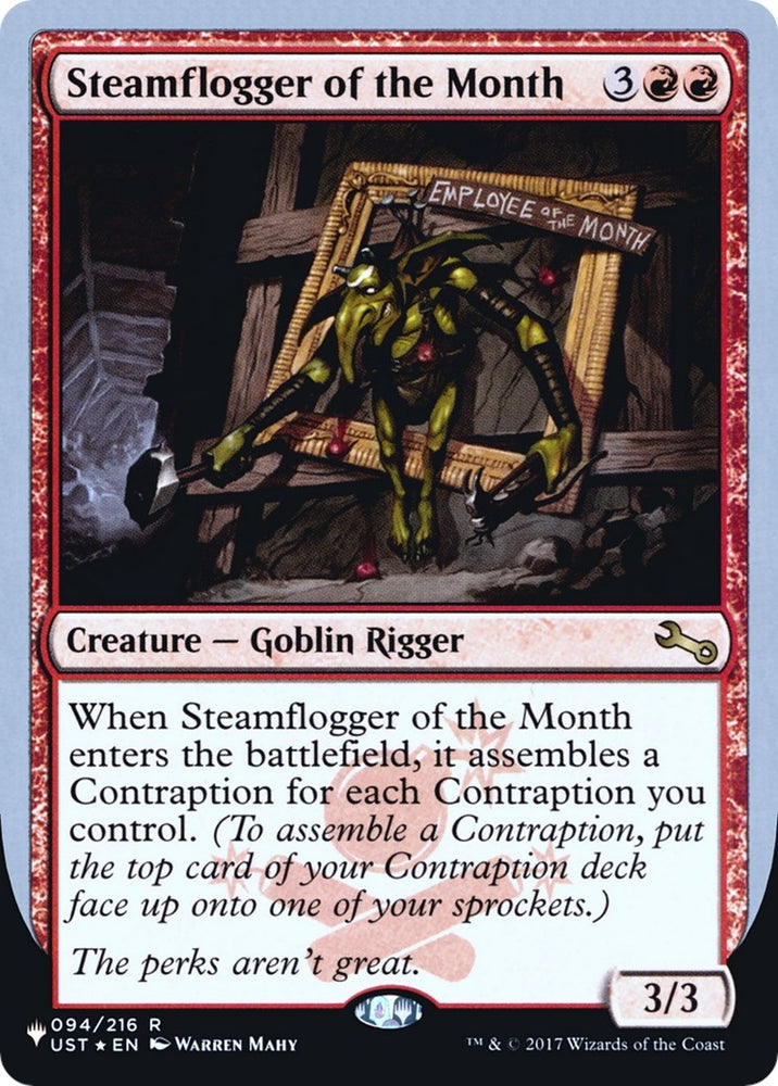 Image for Steamflogger of the Month (94) [The List Reprints]