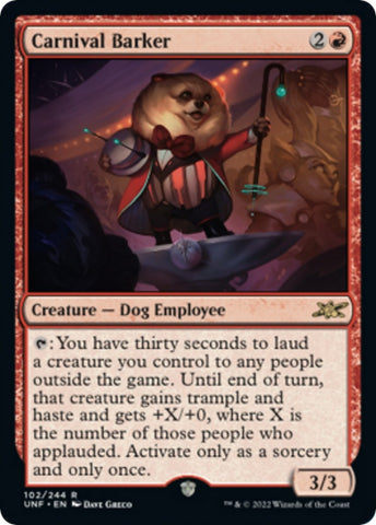 Image for Carnival Barker (102) [Unfinity]