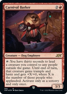Image for Carnival Barker (Galaxy Foil) (388) [Unfinity]